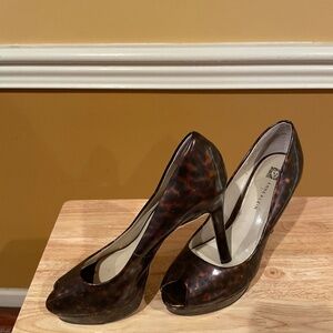 Anne Klein peeptoe pumps